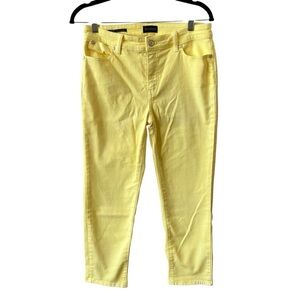 TALBOTS STRAIGHT LEG CROP JEANS 4 SUMMER CASUAL WEEKEND WEAR VACATION CHIC